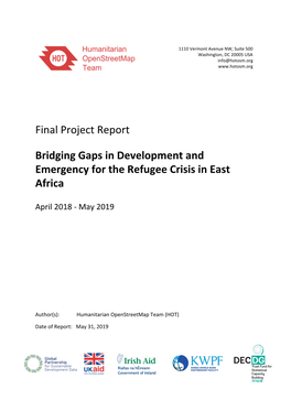 Final Project Report Bridging Gaps in Development and Emergency For