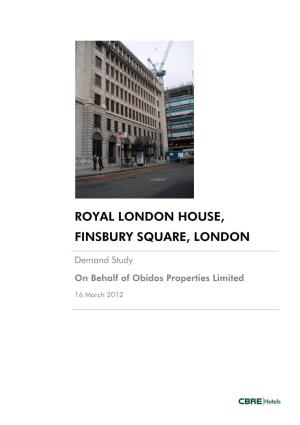 Royal London House FINAL Report