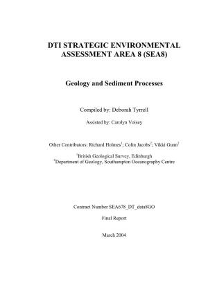 SEA8 Geology and Sediment Processes