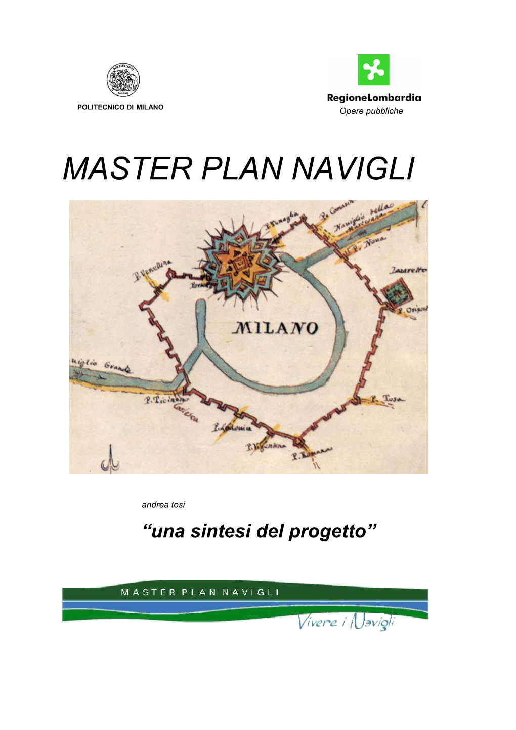 Master Plan Navigli