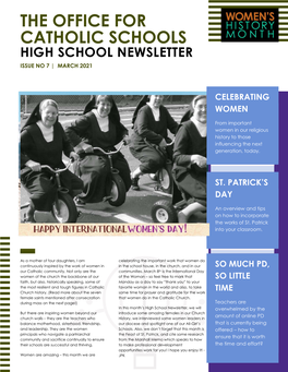 March HS Newsletter 2021