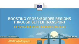 Optimising Cross-Border Regions Impact of the TEN-T Corridors