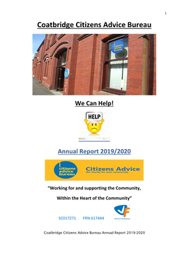 Coatbridge Citizens Advice Bureau.Pdf