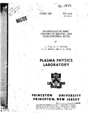 Plasma Physics Laboratory