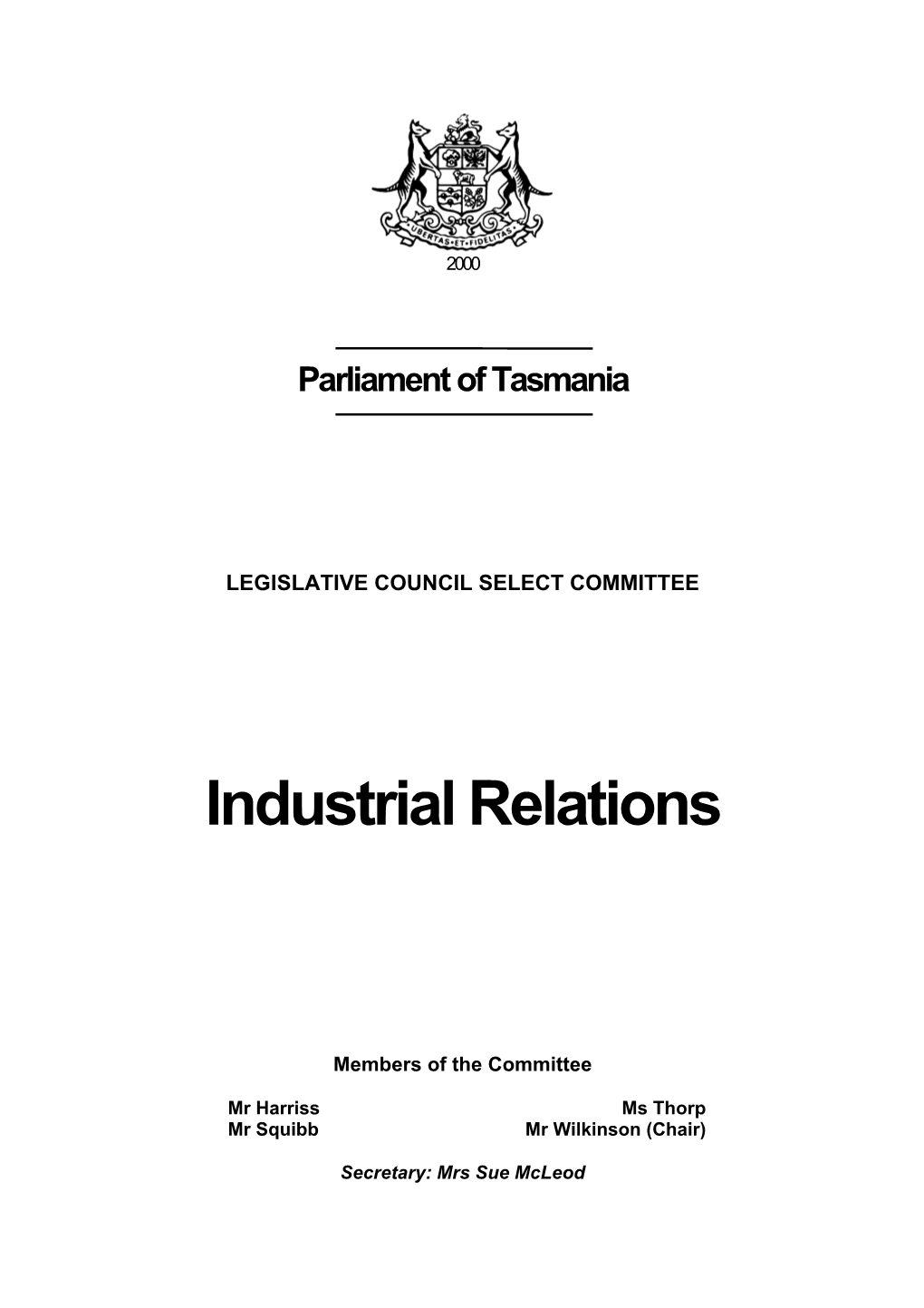 Industrial Relations