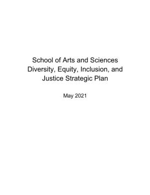 A&S Diversity, Equity, Inclusion, and Justice Strategic Plan