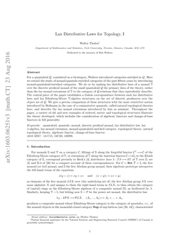 Lax Distributive Laws for Topology, II