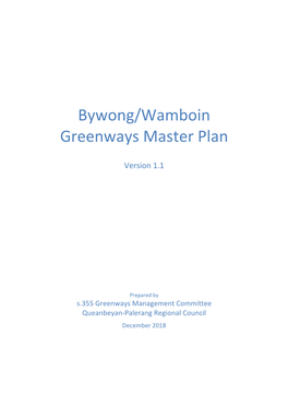 Greenways Master Plan