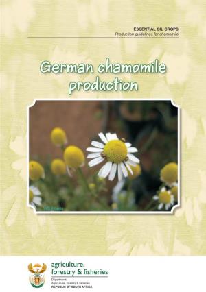 German Chamomile Production