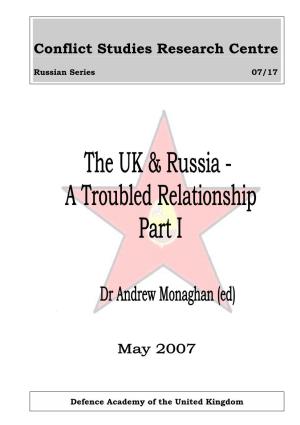 The UK and Russia Which Undermine the Political Relationship