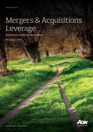 Mergers & Acquisitions Leverage
