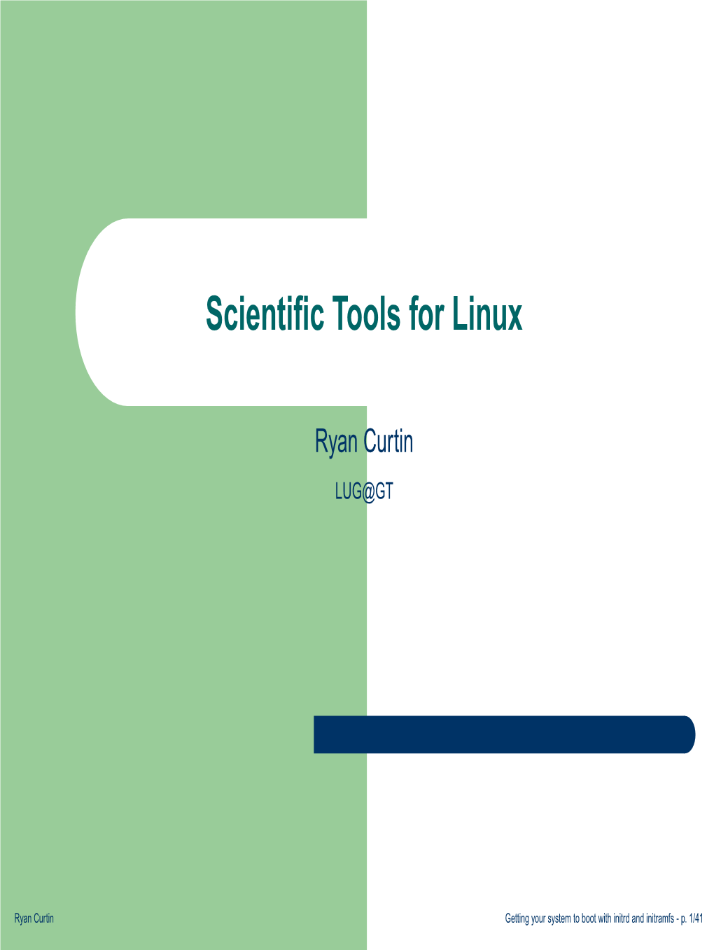 Scientific Tools for Linux