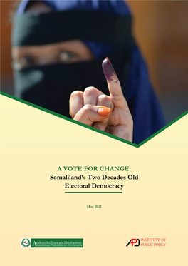 Somaliland 2021 Special Pre-Election Report-FINAL UPDATED