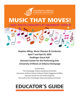 Music That Moves! 2020 Youth Concerts at Krannert Center