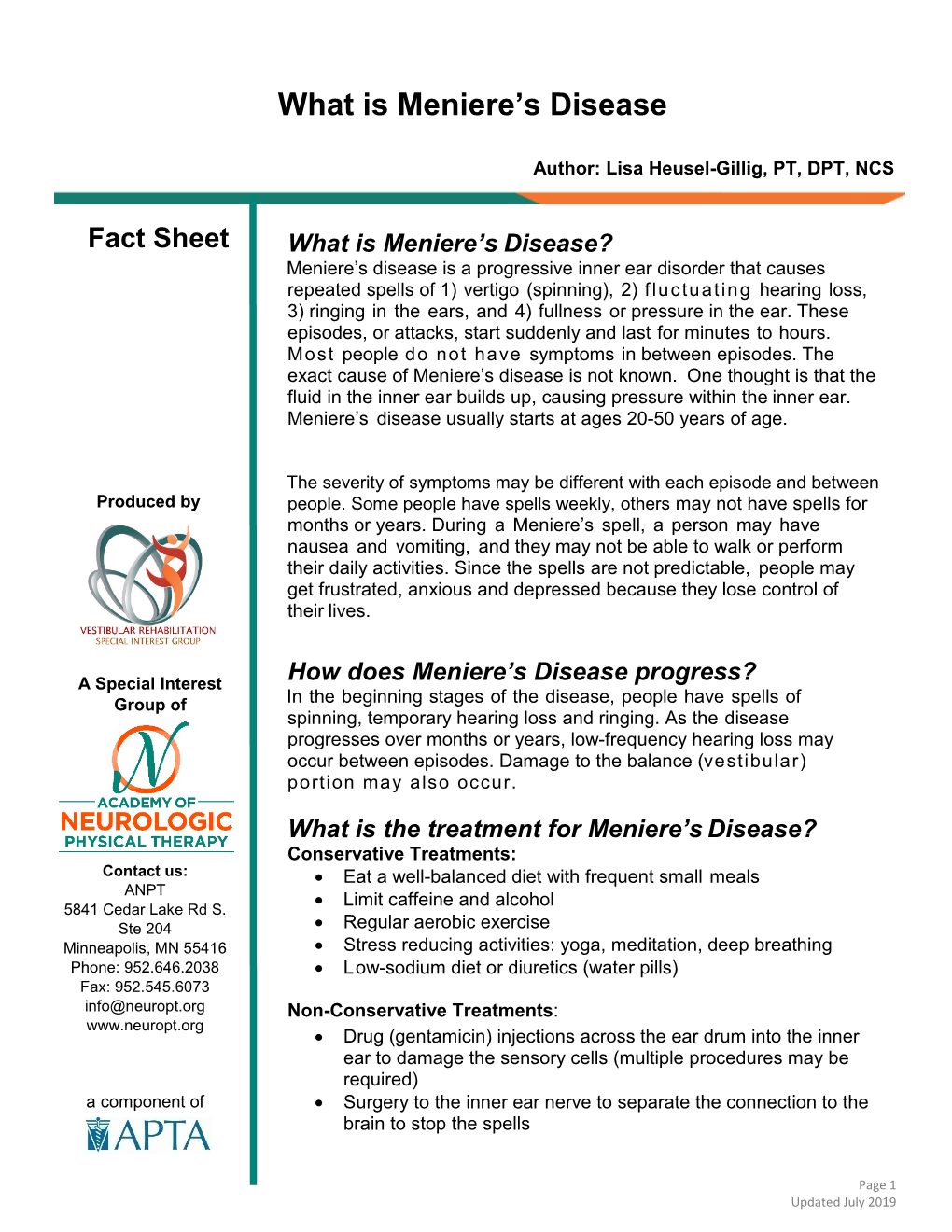 What Is Meniere's Disease