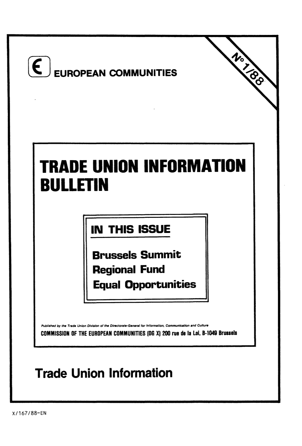 Trade Union Information Bulletin