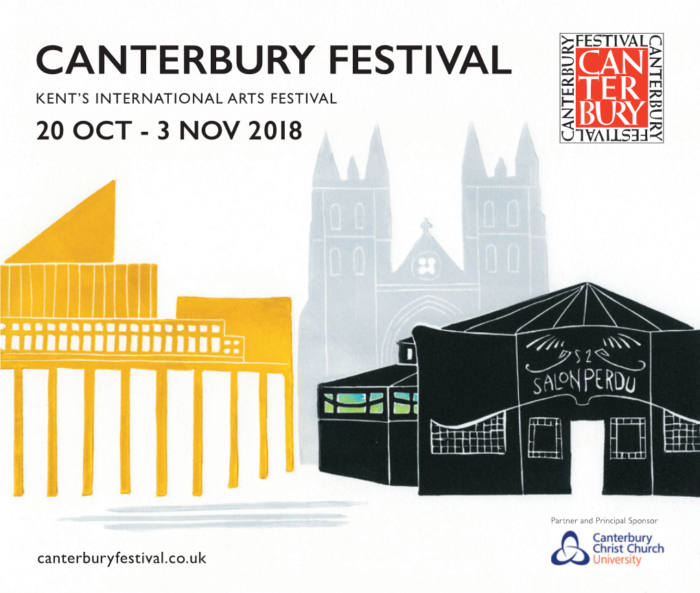 Proud to Sponsor Canterbury Festival