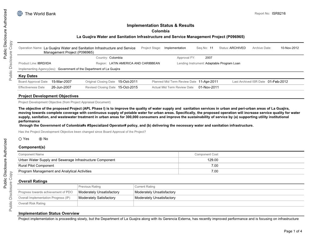 Implementation Status & Results