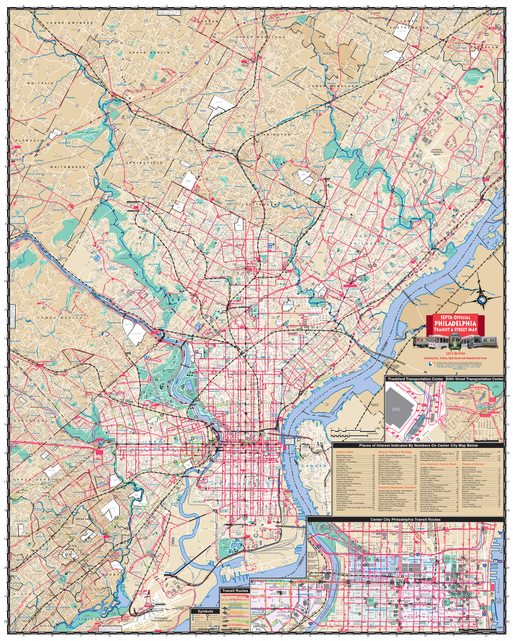 SEPTA Phila St & Transit WEB Map 2016