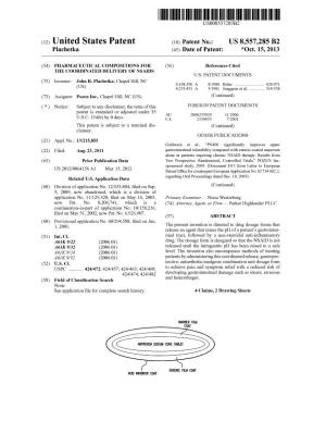 (12) United States Patent (10) Patent No.: US 8,557,285 B2 Plachetka (45) Date of Patent: *Oct