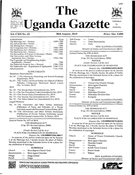 Sf-Uganda (Jazette Ju Vol.CXH No