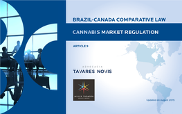 Brazil-Canada Comparative Law Cannabis Market