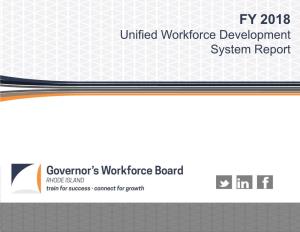 FY 2018 Unified Workforce Development System Report