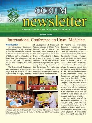 International Conference on Unani Medicine