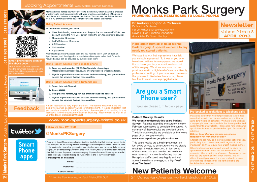 Monks Park Surgery