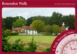 Benenden Walk 10.7 Miles (17.2Kms) Allow 5.5 Hours