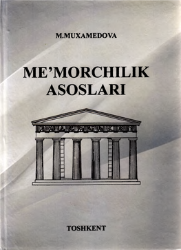 Me'morchilik Asoslari