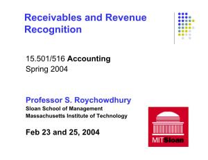 Receivables and Revenue Recognition