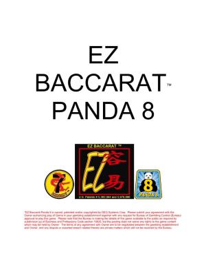 EZ Baccarat with Panda 8 Rules