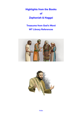 Highlights from the Books of Zephaniah & Haggai