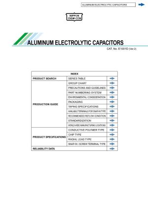 Aluminum Electrolytic Capacitors Cat