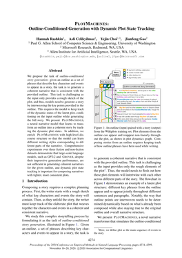 Outline-Conditioned Generation with Dynamic Plot State Tracking