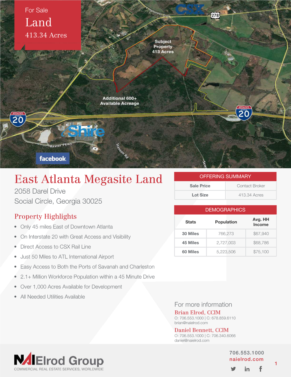 East Atlanta Megasite Land Land