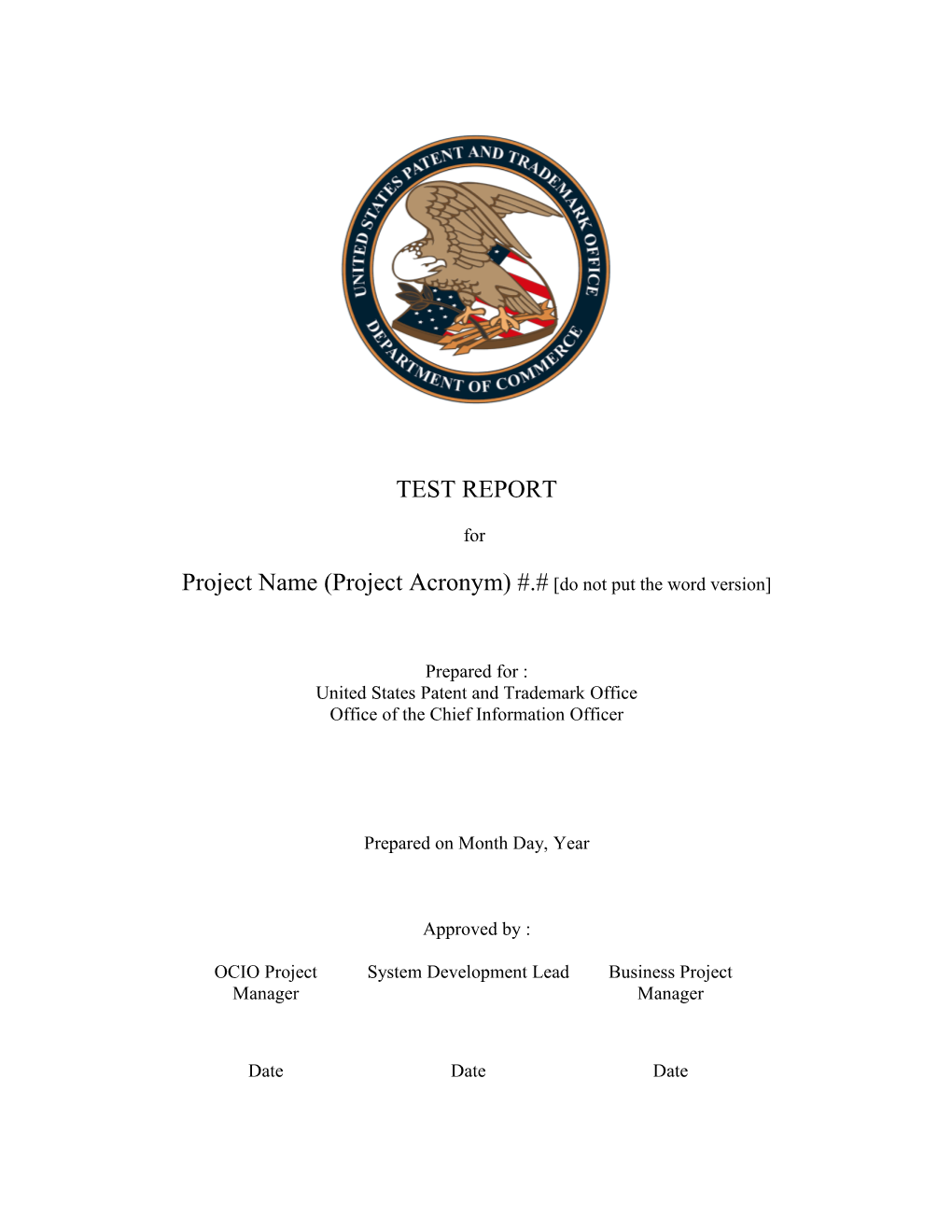 Test Summary Report