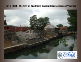 FY16-FY21 the City of Frederick Capital Improvements Program