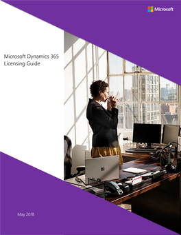 Microsoft Dynamics 365 Licensing Guide