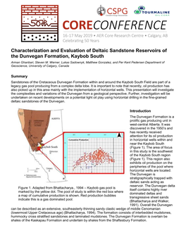 Characterization and Evaluation of Deltaic Sandstone Reservoirs of the Dunvegan Formation, Kaybob South Arman Ghanbari, Steven M