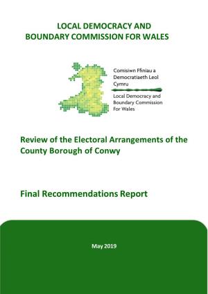 Final Recommendations Report