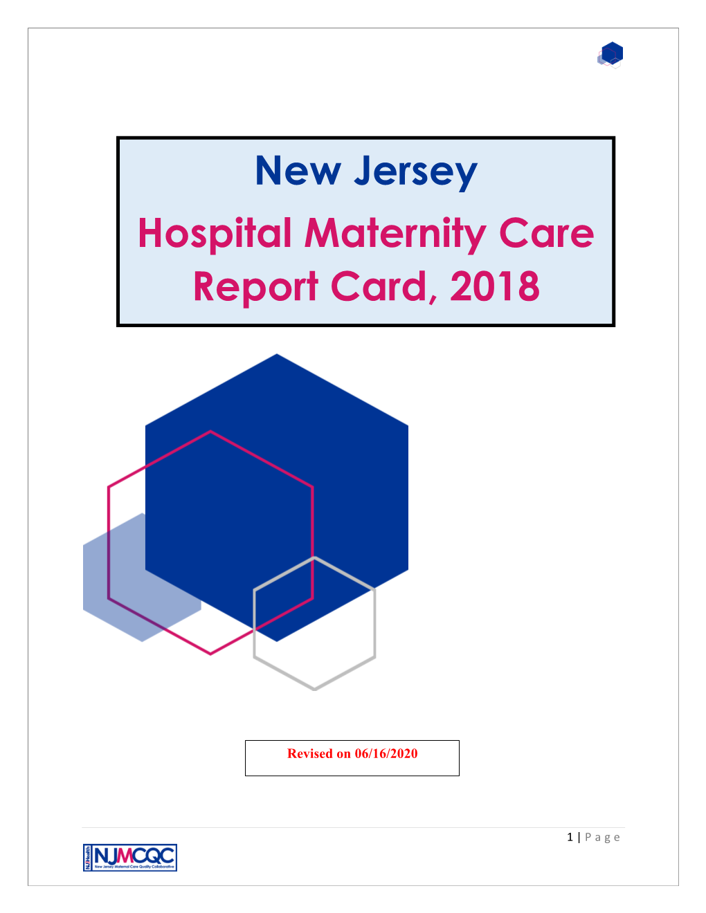 Hospital Maternity Care Report Card, 2018