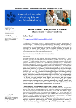 Art and Science: the Importance of Scientific Illustration in Veterinary Medicine