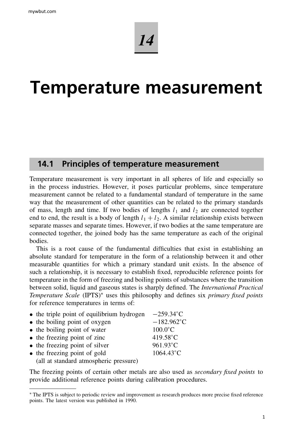 Temperature Measurement