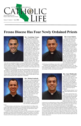 Fresno Diocese Has Four Newly Ordained Priests