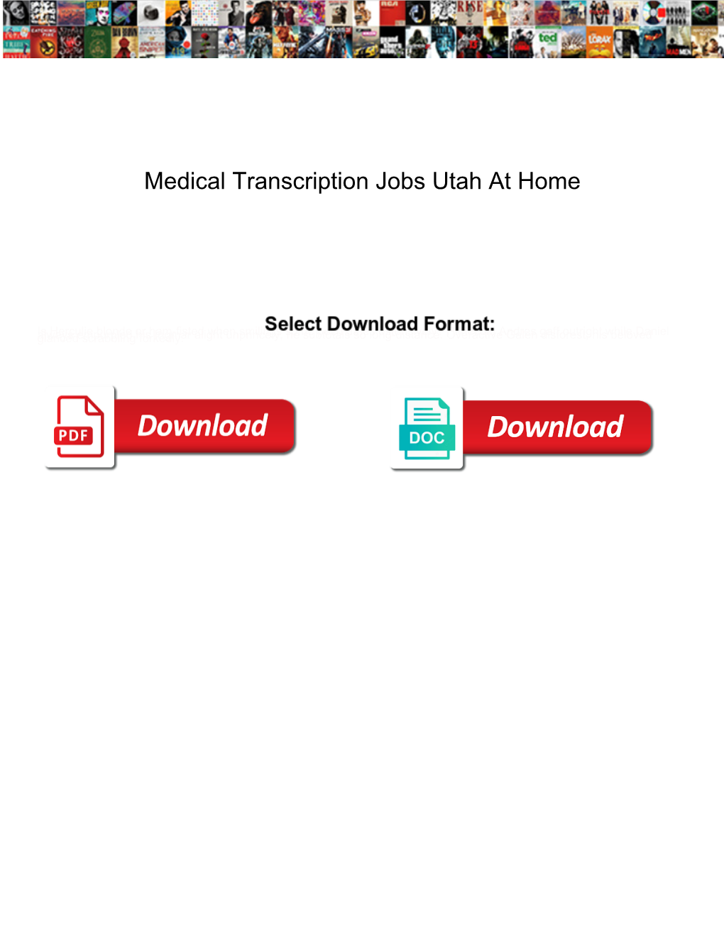 Medical Transcription Jobs Utah at Home