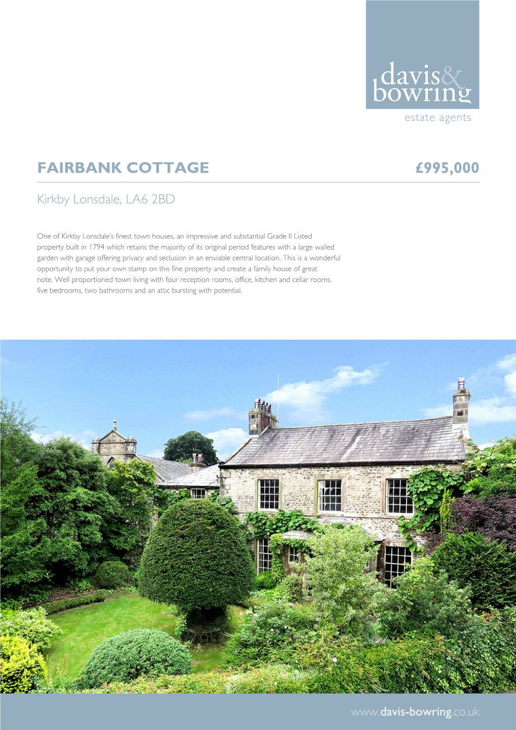 Fairbank Cottage £995,000