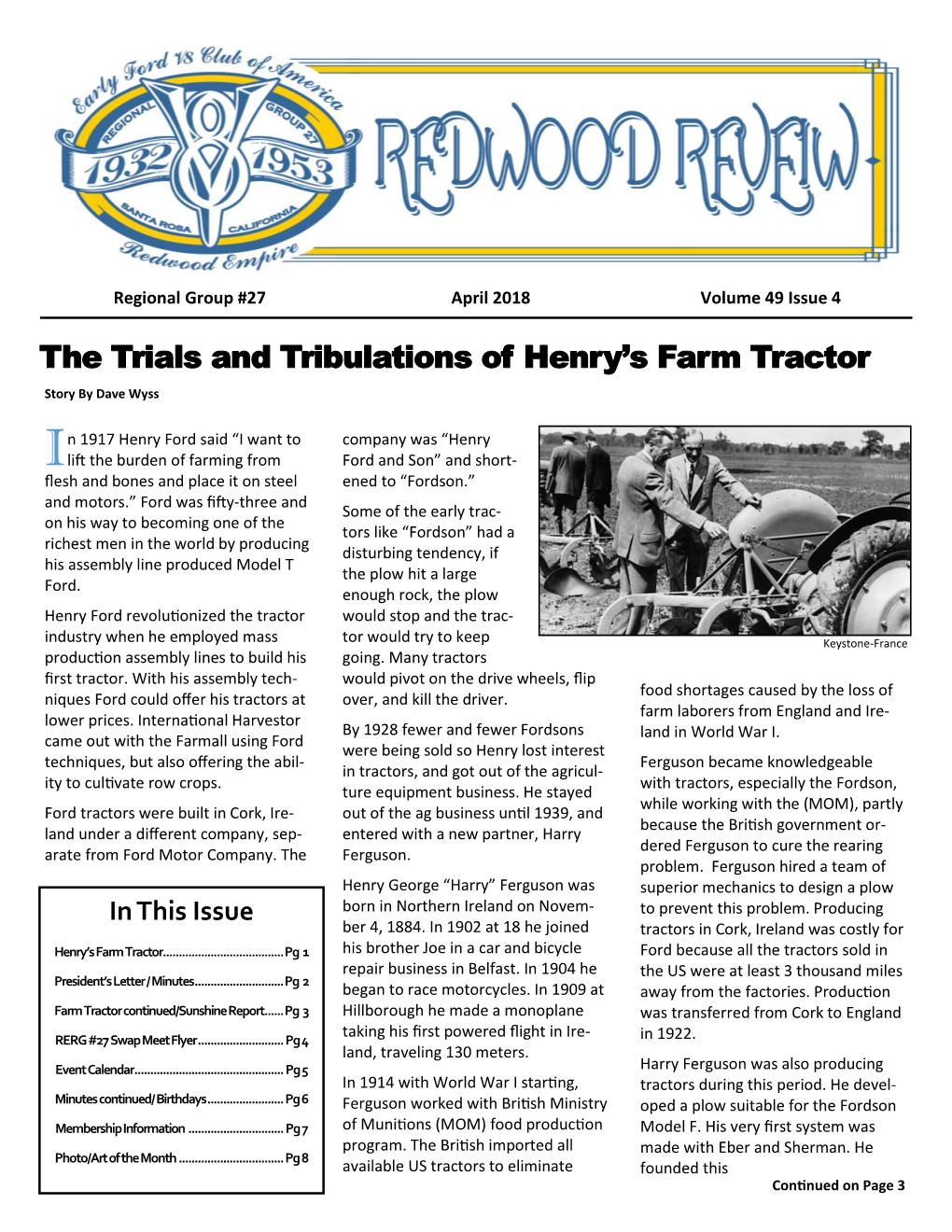 The Trials and Tribulations of Henry's Farm Tractor