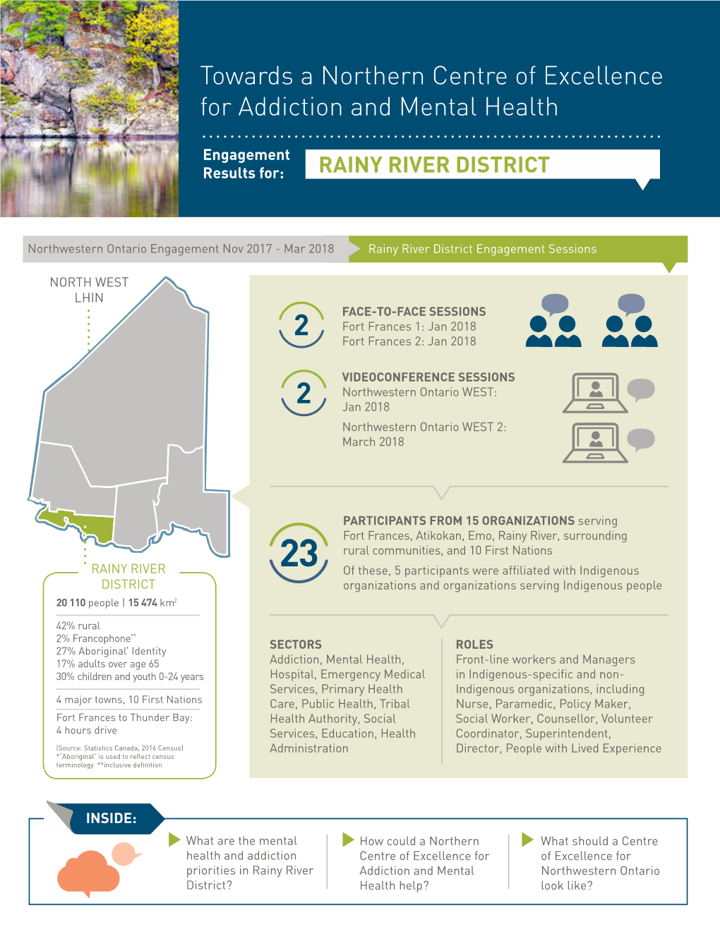 Towards a Northern Centre of Excellence for Addiction and Mental Health